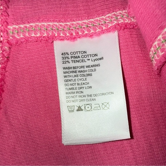 NWT TOMMY BAHAMA Tobago Bay Half-Zip Short-Sleeve Dress - XL Pink Ruffle - Picture 10 of 14